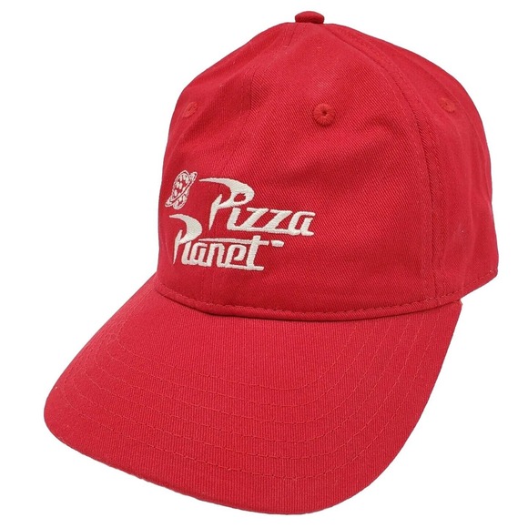 Disney Pixar Toy Story Pizza‎ Planet Delivery Hat Embroidered Official Cap Red - Picture 1 of 7